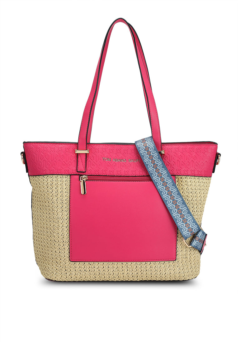 Fuchsia tote bag hot sale