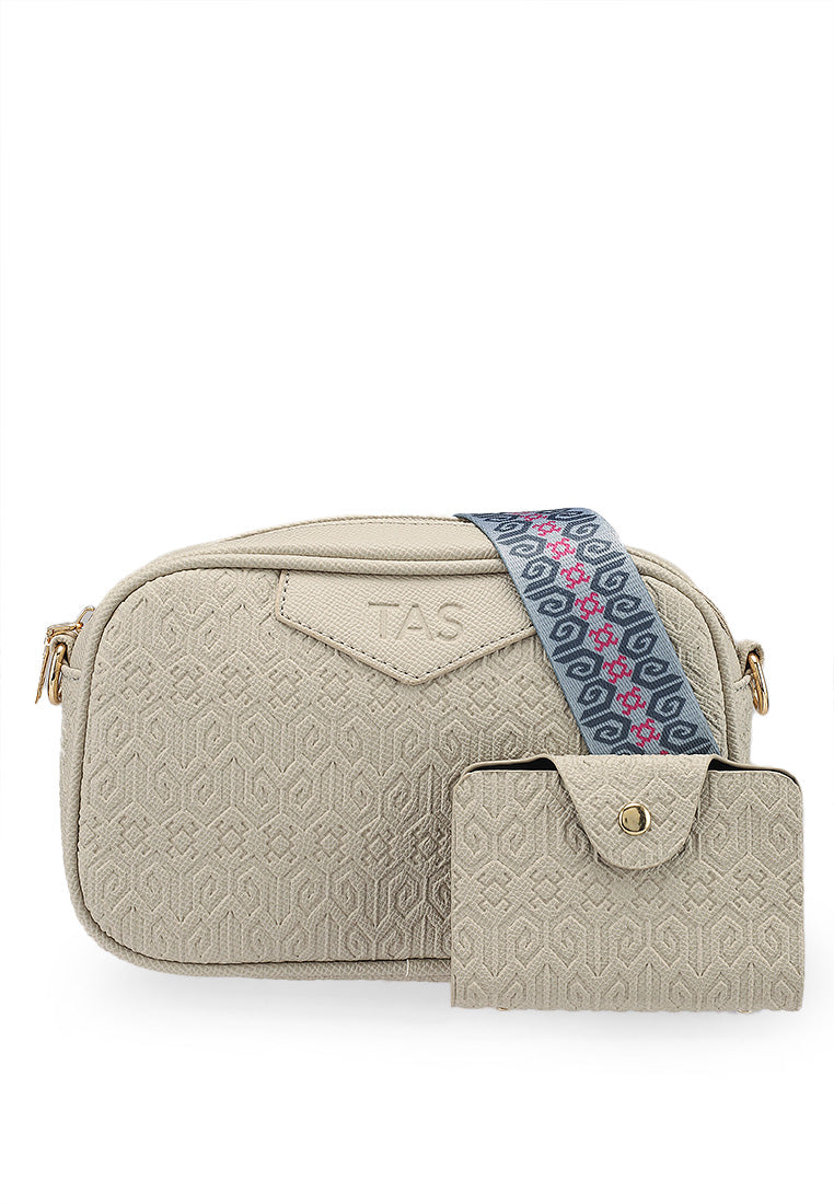 THE PUA CROSSBODY - BEIGE