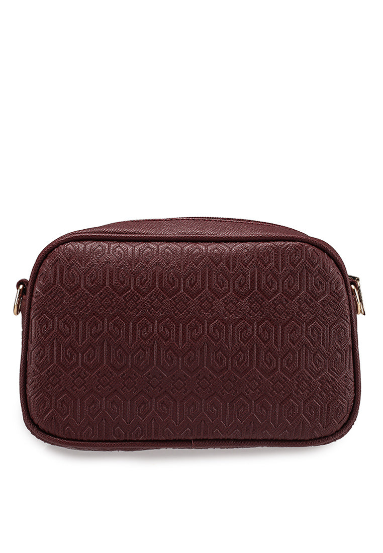 THE PUA CROSSBODY - BURGUNDY