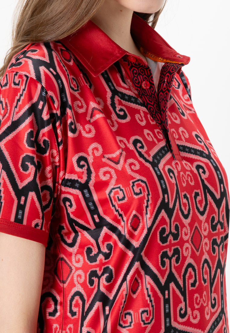 NITA POLO SHIRT - RED (PRE-ORDER UNISEX)