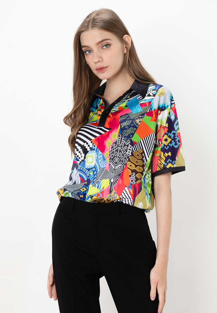 TAPESTRY POLO SHIRT - MIXED PRINTS (PRE-ORDER UNISEX)