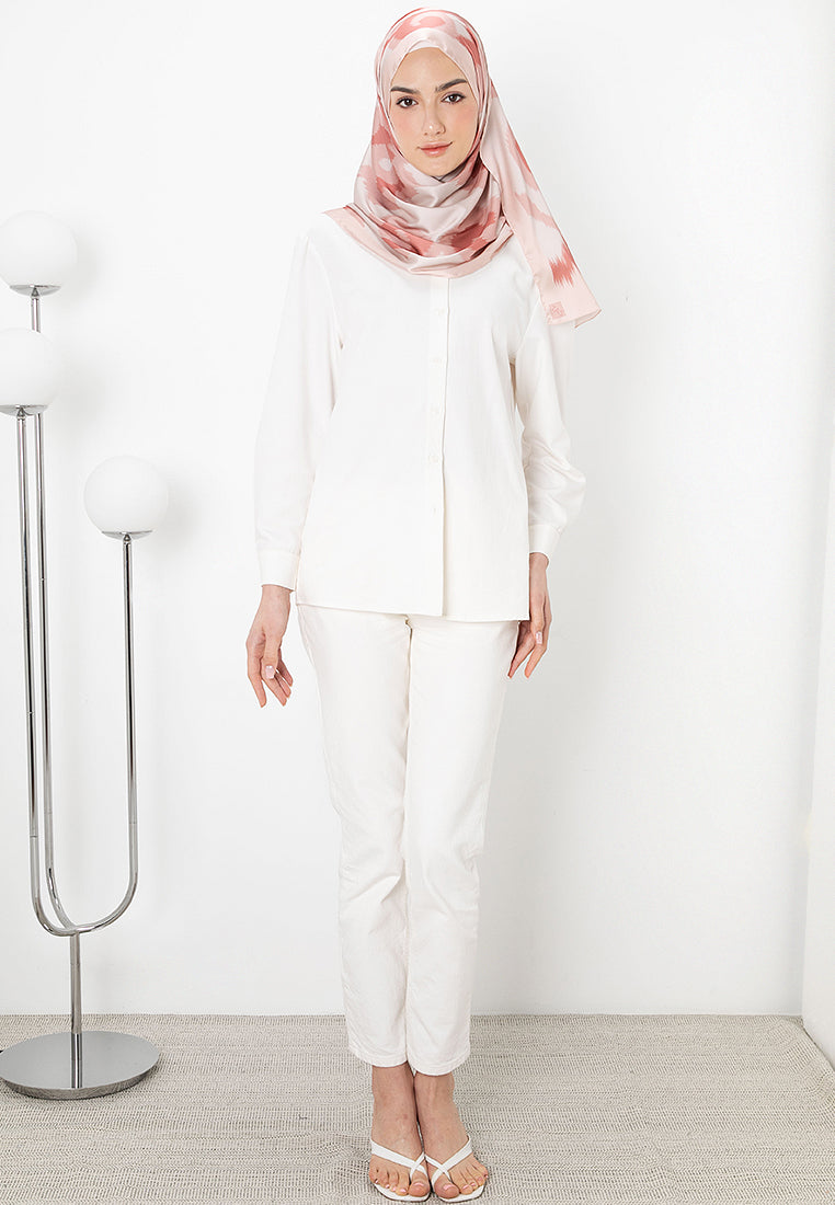 Sama Shawl - Oak Rose