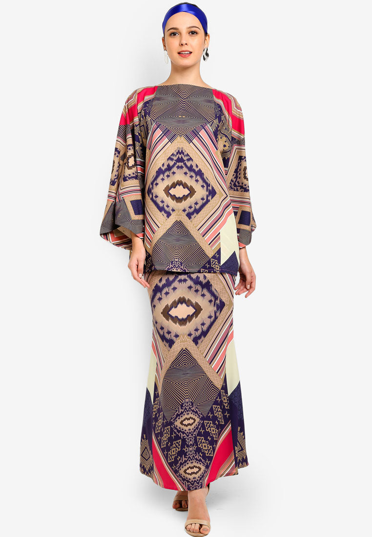 Kimono style best sale baju kurung