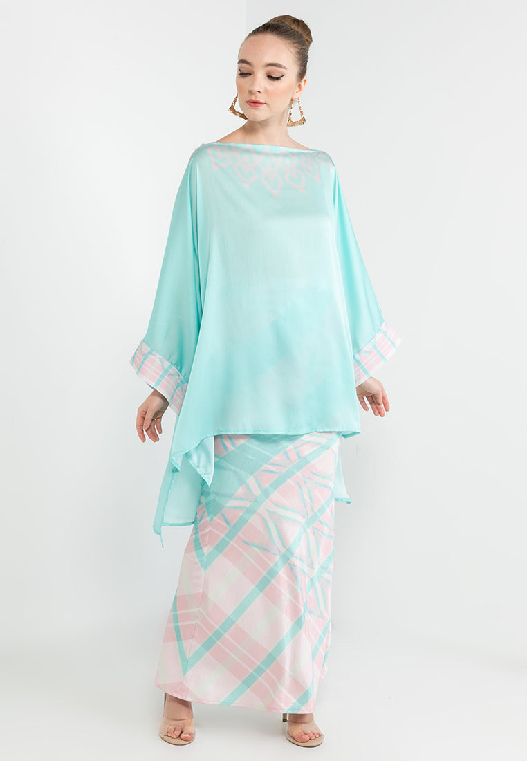 Green baju hot sale kurung